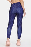 Zelocity Quick Dry Gym Leggings - Twilight Blue — thumbnail 4